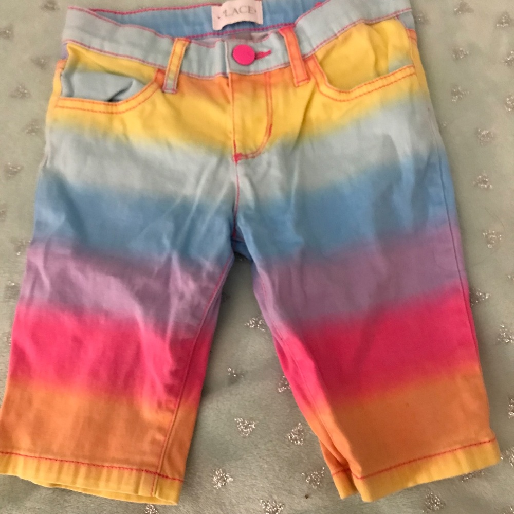 Rainbow shorts for girls